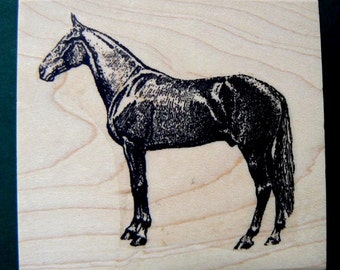 speed horse rubber stamp WM P16