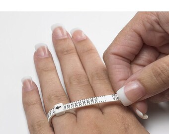 Ring Sizer - Ring Size - Ring Measure - Multisizer - Ring Sizing Gauge, Valentines Day Gift