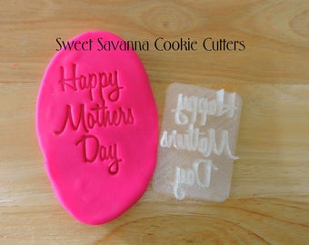 Happy Mothers Day Fondant Embosser N2