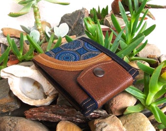 Curve, Mandala, Handmade Personalized Wallet, Vegan Friendly, Vegan Leather Wallet, Mens Leather Wallet, Ladies Leather Wallet, UNUSUAL