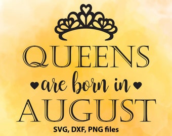 Download August svg | Etsy