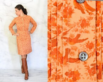 Betty 1970s does 1950s Shirt Dress Size XS Extra Small