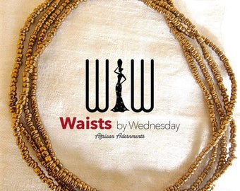 Gold African Waist Beads