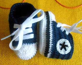 baby booties sports - converse style