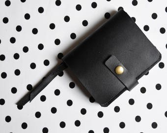 Women's Small Leather Wallet - Leather Clutch / Handmade leather wallet