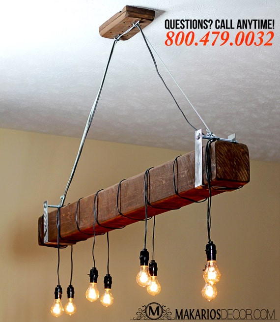 salvaged wood home decor wood edison bulbs