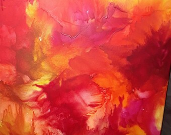 I love to create. TheColorfulWax is all about creativity. I use a few different mediums-crayons and acrylic.