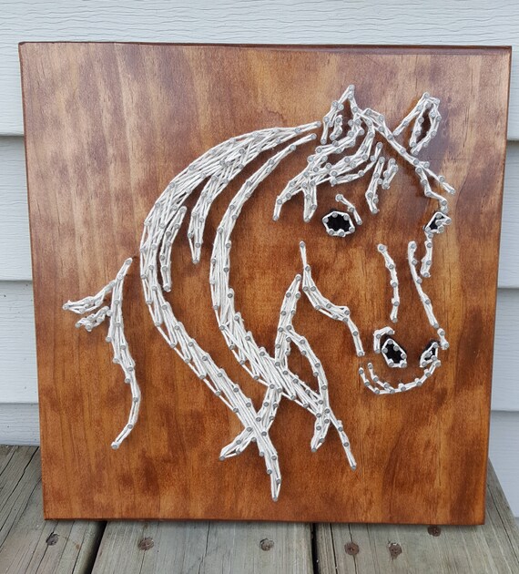 Horse Head String Art