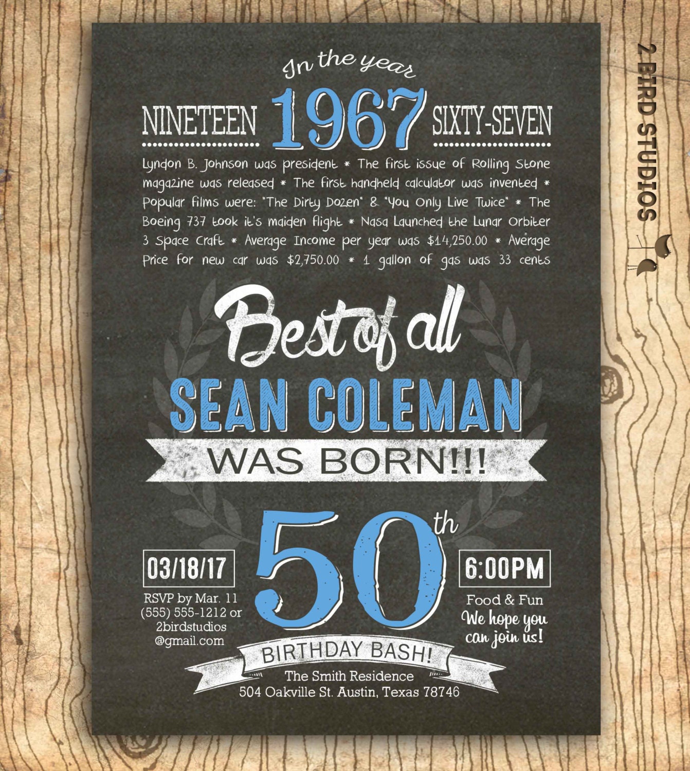50th birthday invitation surprise 50th birthday invite 50th 50th birthday invitations