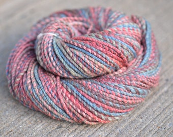 Tuscadero - merino/silk cable ply handspun yarn - bulky weight, 105 yards