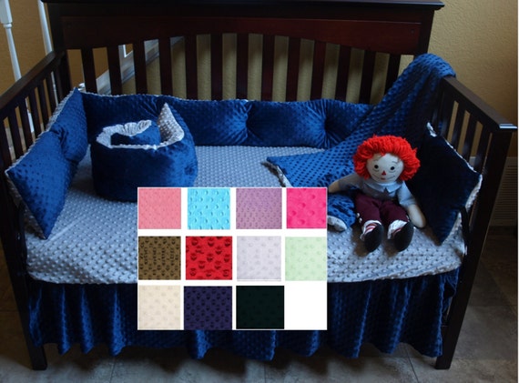 minky crib sheet soft minky dot crib sheet dark blue crib sheet
