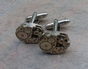 watch movement cuff links