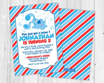Blue's Clues Birthday Invitation