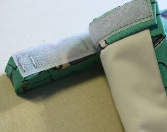 White 20mm sew-on hook and sticky loop touch and close velcro fastener for roman blinds