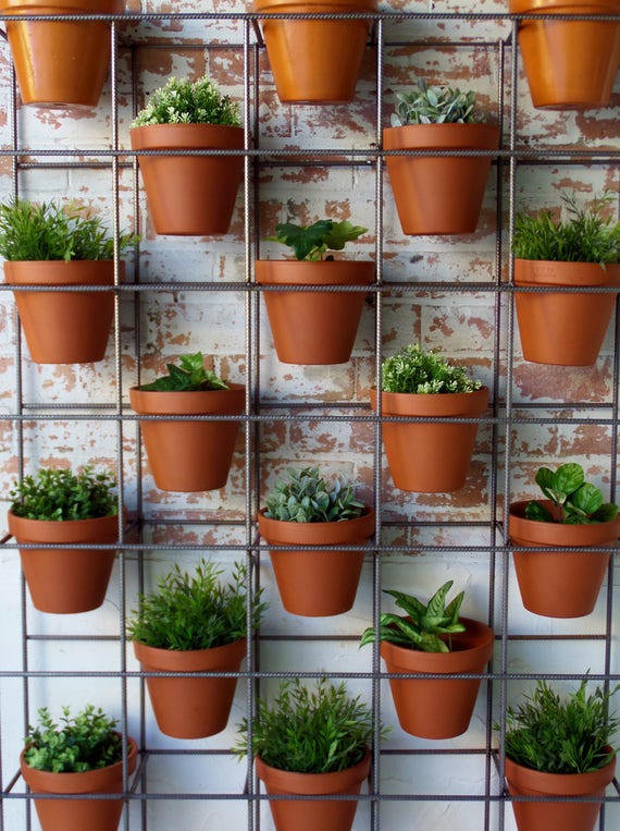 Vertical garden plant pot  holder 