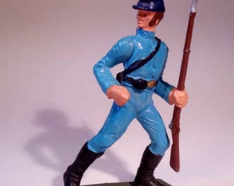 STARLUX - Civil war - Yankee soldier with rifle - Vintage - 70's