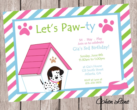 dog-birthday-party-invitations-templates-free-of-puppy-and-kitten