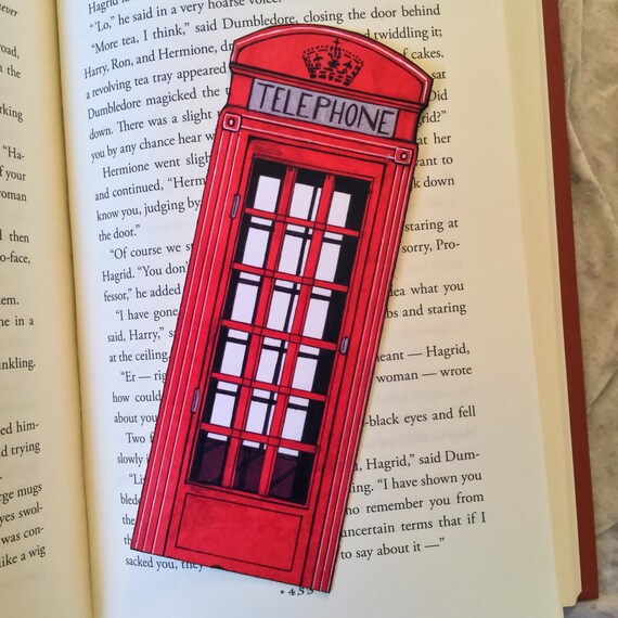 London Phone Box Bookmark