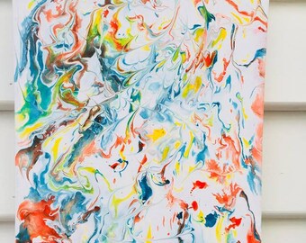 acrylic painting, colorful, bright,abstract