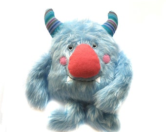MONSTER plush, softie, monster toy, furry monster plushie