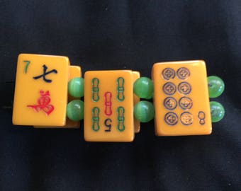 Vintage Bakelite Mahjong Bracelet