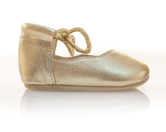 Oro bambino scarpe bambino scarpe ragazza Baby doccia regalo bambino mocassini neonato bambino pantofole bambino battesimo scarpe da Vibys