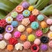 Small Mixed Flower Thumbtacks, Eclectic Mix Wild Flower Pushpin, Large Variety Floral Push Pin Set, Pretty Flower Pushpins, Cute Flower Tack