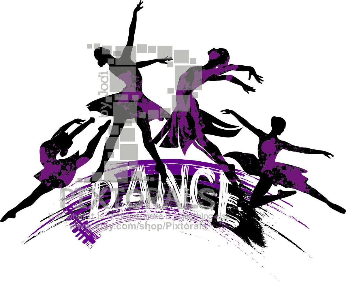 4 Dancers Logo Line Art Eps File Vector And Jpeg Png Pdf