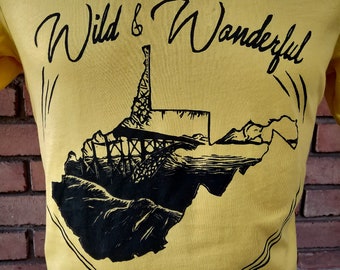 Wild & Wonderful WV - Woodcut T-Shirt