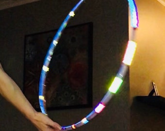 Rainbow Galaxy Reflective Hula Hoop