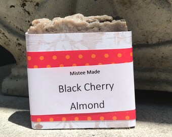 Black Cherry Almond soap