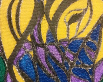 Rorschach mask moving inkblots bloodsplatter Before Watchmen