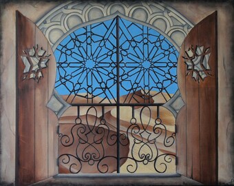 Acrylic painting - in the heart of Nolwenn