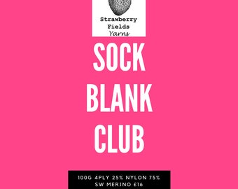 Yarn Club // Sock Blank Club - May