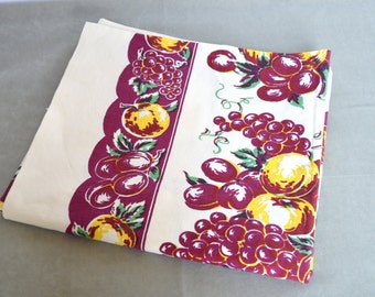 1950's Cotton Tablecloth