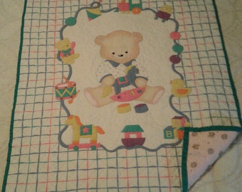 Teddy Bear Baby Quilt