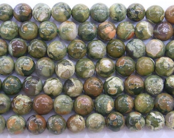 4mm Round New Kambaba Jasper Semi Precious Gemstone 15''L - 5612