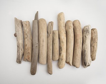 11x CHUNKY DRIFTWOOD PIECES, english drifted wood, reclaimed wooden branches,sticks for crafting, twigs for craft, surf tumbled, ocean worn