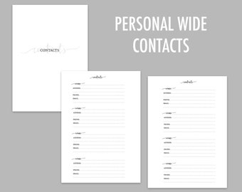 Personal Wide Contacts - RINGS