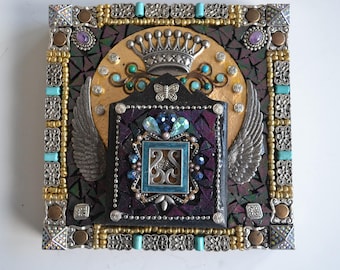 Wings Mixed Media Mosaic