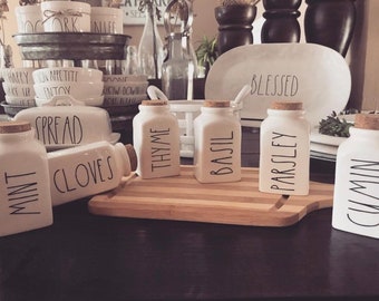Rae Dunn indpired spice decals READ DESCRIPTION