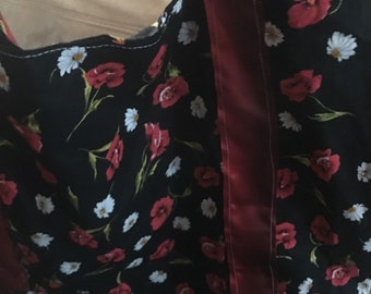 Flowery multipurpose bag