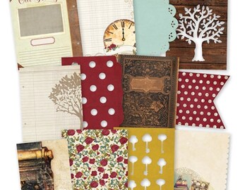 Simple Stories Legacy SN@P! Pages, Includes Journal Pages/Die-Cut Pages for SNAP 6 x 8 Albums
