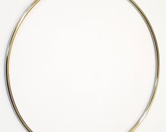 19" Brass Ring for variety of uses (Floral, macrame) Hoops l DIY Lamp Hardware