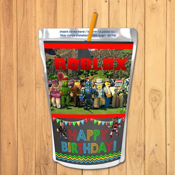 Roblox Centerpiece Custom Party Printables - roblox invitation chalkboard roblox birthday party roblox party printables roblox invite roblox party favors roblox video game