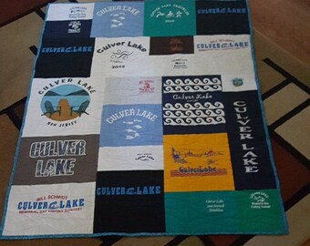 Custom T-Shirt Quilt - Made to order- FREE SHIPPING