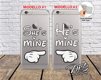 Case cover Case Soft couple Best friends She's mine He's mine