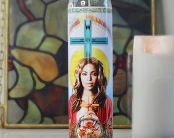 ONE DAY SALE Beyonce Celebrity Prayer Candle