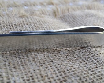 6 Polished Tie Bar Clip Blanks 14g 1100 Food Safe Aluminum- FLAT
