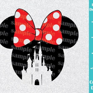 Minnie castle svg | Etsy